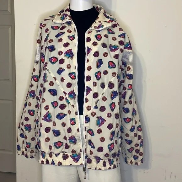 Vintage 90s Windbreaker Jacket - Picture 2 of 16